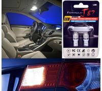 LED 5050 Luce Bianco 5000K 912 Due Lampadine Coda Parco Ricambio Upgrade Orig.