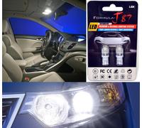 LED 5050 Luce Verde 168 Due Lampadine Targa Etichetta Ricambio SMD Jdm Mostra
