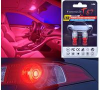 LED 5050 Luce Rosso 168 Due Lampadine Targa Piastra Ricambio Orig. Per SMD Jdm
