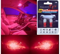 LED 5050 Luce Rosso 194 Due Lampadine Interno Mappa Ricambio Siluro Lampada