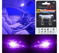 LED 5050 Luce Viola 12000K 194 Due Lampadine Interno Passo Porta Ricambio OE Per