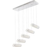 LED 55 watt lampada a sospensione cristalli di vetro illuminazione trasparente faretto da soffitto lampada a sospensione Globo 67006-5