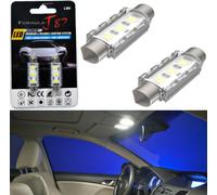 LED 5W Canbus 212-2 Bianco 6000K Due Lampadina Interno Cupola Ricambio Stock Per