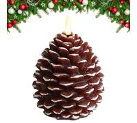 LED A Forma Di - Decorazione Led Ghiande e Pigne Senza Fiamma - Illuminazione Tremolante Realistica | Per Casa Interni ed Esterni