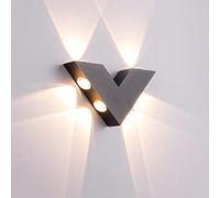 LED a parete da parete interne ed esterne, utilizzato per le luci da parete dello sfondo, luci del comodino nel soggiorno e camera da letto, luci del corridoio, design impermeabile non ha paura del ve