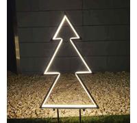 LED-Abete Striscia Di Luce 240 Warmwhite 44,5 X 2 X 65 Cm, IP44 Albero Di Natale