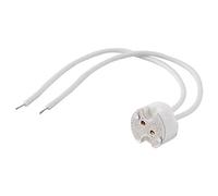 LED accessories for TL 10 PZ MR16 / G4 / M11 / G5.3 / GY6.35 Base portalampada for Lampada alogena in Ceramica Universale, Lunghezza Cavo: 15 cm Parti