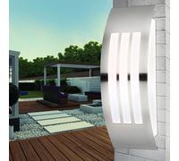 LED Acciaio Inox Luce da Parete Dimmerabile RGB Telecomando Esterno Big Light