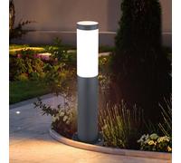 LED Acciaio Inox Supporto Lampada Antracite Illuminazione Giardino Presa Esterno [EEK: F]