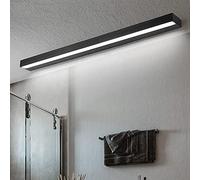 Led Acrilico Specchio Luce Bagno Nordico Lampada da Parete Senza Flicker Declain Luce Impermeabile Anti Nebbia in Alluminio Specchio Lampada Frigorifero per Casa/Black 50Cm