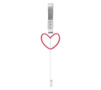 LED Ambient Lighting Car - Rear View Mirror Charm, Car Interior Atmosphere Lights, Heart Shaped Automotive LED Ornament, Rear Bumper Warning Ring For SUV RV Sedan Truck Auto Vehicle Minivan Van