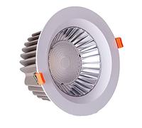 LED Anti-Glare Downlights Low Energy Consumption Recessed Lighting Conference Room LED Can Lights Guest Hall Disc Light Hotel Lobby Canister Lights Selectable,White Light-40W