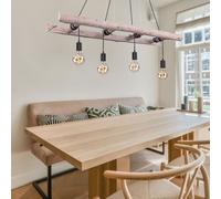 LED Appesa Coprire Lampada Retrò Filamento Vintage Legno Scala Pendolo Dimmbar [EEK: F]