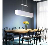 LED Appesa Lampada Corridoio Passante Pendolo Coprire Cromata Tessuto Altezza