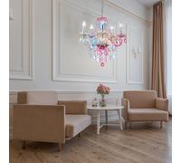 LED Appesa Lampada Sospensione Corridoio Coprire Cristallo Candele