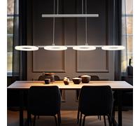 LED Appesa Luce 28 Watt Pendolo Coprire Lampada Altezza Regolabile 4 Punti Sala