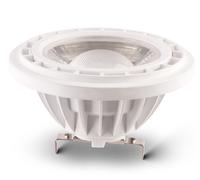 LED AR111 G5,3 Faretto Spot Bianco Caldo 10W Come 60W 45° 12V 800lm 3000K 1SMD [EEK: A+]