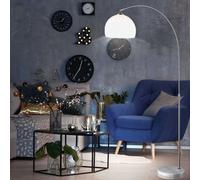 LED Arco Supporto Lampada Altezze Regolabile Zoccolo IN Marmo Plafoniera Leggere [EEK: F]