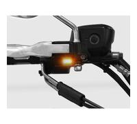 LED Armaturenblinker Compatibile Con Harley Davidson Dyna Tipo 5 IN Argento