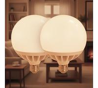 LED ATOMANT 2x Lampadina LED Globo E27 G120 25W Bianco Caldo 2450lm