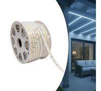 LED ATOMANT 4m Striscia LED COB 220V 10W/m Bianco Freddo 950lm/m IP67 | 6500K, Connettore incluso, Utilizzabile senza trasformatore