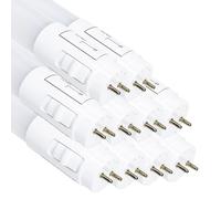 LED ATOMANT Confezione 4 tubi LED 60 cm T8, 9W 1100 lm, CCT regolabile (bianco caldo, neutro, freddo), starter inclusi, sostituzione fluorescenti, accensione istantanea, basso consumo