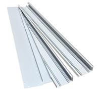 LED ATOMANT Confezione da 10 Cornice da Montaggio a Soffitto per Pannello LED 60x60cm, Alluminio Laccato Bianco, Pannello Non Incluso