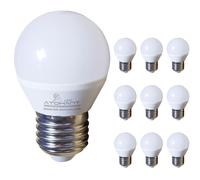 LED ATOMANT Confezione da 10 Lampadina LED G45 7W, Attacco E27, Colore Bianco Ne