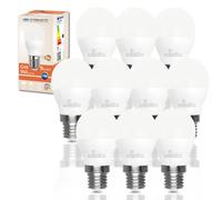 LED ATOMANT Confezione da 10 Lampadina LED G45 9W, Attacco E27, Colore Bianco Fr