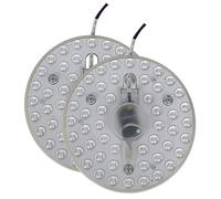 LED ATOMANT Confezione da 2 Disco LED Magnetizzato per Convertire in Plafoniera LED 24W, Colore Bianco Freddo (6500K), 2160 Lumen