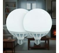 LED ATOMANT Confezione da 2 Lampadina LED E27 G120 Potente 25W, Colore Bianco Freddo (6500K), Globo di 2450 Lumen, Apertura di 330 gradi