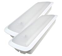 LED ATOMANT Confezione da 2 Luci di Emergenza da Incasso o a Superficie LED con Autotest, 3 Ore di Autonomia, 2 Funzioni: Non Permanente 3W 200 Lumen, Permanente 7W 600 Lumen