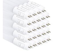 LED ATOMANT Confezione da 24 Tubo LED 150cm 24W, CCT (Selettore di Colore Bianco Caldo, Neutro e Freddo), 2900 Lumen, Started LED Incluso, Standard T8