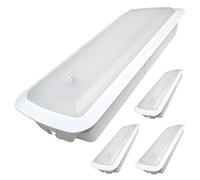 LED ATOMANT Confezione da 4 Luci di Emergenza da Incasso o a Superficie LED con Autotest, 3 Ore di Autonomia, 2 Funzioni: Non Permanente 3W 200 Lumen, Permanente 7W 600 Lumen