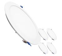 LED ATOMANT Confezione da 5 Pannello LED Downlight Rotondo 240mm 20W, CCT (Selettore di Colore Bianco Caldo, Neutro e Freddo), Taglio 220mm, 1800 Lumen, Driver incluso