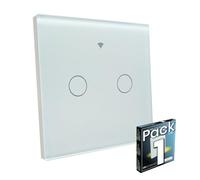 LED ATOMANT Interruttore Vetro WiFi 2 Vie Senza Neutro App Smart Life