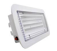 LED ATOMANT Luce di Emergenza LED da Incasso o Soffitto, Impermeabile (IP65), Per uso Esterno, 8W, 2 Hore di Autonomía, 450 Lumen