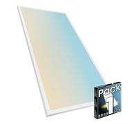 LED ATOMANT Pannello LED da Soffitto 120x60cm 96W, CCT (Selettore di Colore Bianco Caldo, Neutro e Freddo), 11500 Lumen, Driver incluso