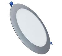 LED ATOMANT Pannello LED Rotondo Argento Foro 205mm 20W CCT 3000-6500K