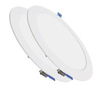 LED ATOMANT Pannello LED tondo extra piatto Downlight 220mm 20W, 1800 lumen, taglio standard 200mm, driver incluso, design ultrasottile, installazione ad incasso, ideale per soffitti in gesso, classe