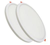 LED ATOMANT Piastra LED Downlight Circolare Piana 20W 1800 lumen per incasso a soffitto, faretto LED a basso consumo, taglio regolabile da 50-180 mm, ideale per cucina, bagno, corridoio o attività