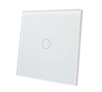 LED ATOMANT ZigBee 3.0 Smart Glass Switch, 1 via, richiede ZigBee HUB, compatibile con Smart Life e app Tuya, controllo vocale con Alexa e Google Assistant, pulsante touch per l'illuminazione