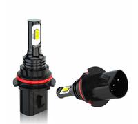 LED Auto Fari Singolo Fascio 2Pcs 50000hrs Alluminio Calore Dissipazione