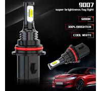 LED Auto Fari Singolo Fascio 2Pcs 50000hrs Alluminio Calore Dissipazione