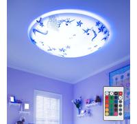 LED Bambini Coprire Lampada Rosa RGB Telecomando Ragazza Unicorno Dimmerabile [EEK: F]