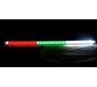 LED Bandiera per Cabina Luce Bulgaria Interno Bg Barra 12/24V 750mm Alluminio