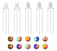 LED bicolore | Catodo/anodo comune multicolore da 3 mm LED bicolore da 10 pezzi for illuminazione interna(10pcs Type 12)