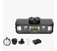 LED Bike Front Headlight 9.4cm Waterproof ABS(B3-D Hoisting) | Waterproof ABS shell, high transmittance lens, optimal visibility, reduces eye fatigue, 9.4cm size