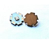 LED BLU 450 NANOMETRI PIASTRA IN RAME CON UN LED DA 10 WATT MARCA CREE KIT 2 PEZ