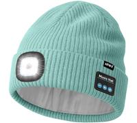 LED Bluetooth Cappello con Luce,USB Ricaricabile 4 LED Senza Fili Musicale Altop